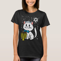 Chanoeka Kat Cute Chanuka Joodse Vrouwen Meisjes K