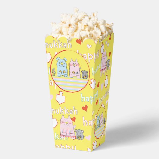 Chanoeka Kat Hond Muis Vogel Favor Dozen Bedankdoosjes (Popped)