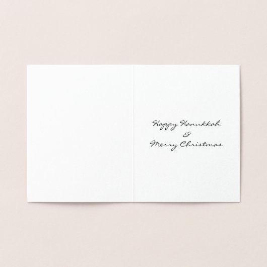 Chanoeka & Kerst Kaart (Binnen)