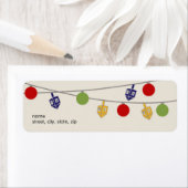 Chanoeka & Kerstmis retour adreslabels Etiket (Insitu)