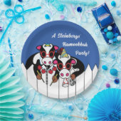 Chanoeka Koeien Hamookah Party Papieren Bordje (Feest)