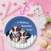 Chanoeka Koeien Hamookah Party Papieren Bordje (Feest)