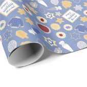 Chanoeka-koekjesfeest Cadeaupapier (Rol Hoek)