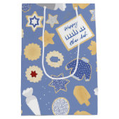 Chanoeka-koekjesfeest Medium Cadeauzakje (Achterkant)