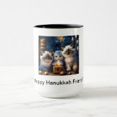 Chanoeka Koffie Mok met Ragdoll Katten (Midden)