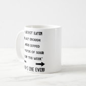 Chanoeka Latke Eten Kampioen Koffie Mok (Voorkant links)