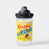 Chanoeka Latke in zure room waterfles (Achterkant)