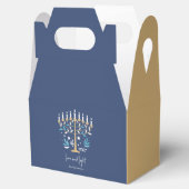 Chanoeka Liefde & Licht Bloemen Menorah Bedankdoosjes (Geopend)