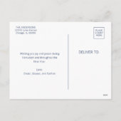 Chanoeka Liefde & Licht Bloemen Menorah Feestdagenkaart (Achterkant)