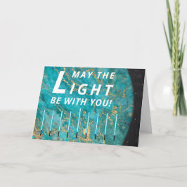 Chanoeka Lights Wenskaart