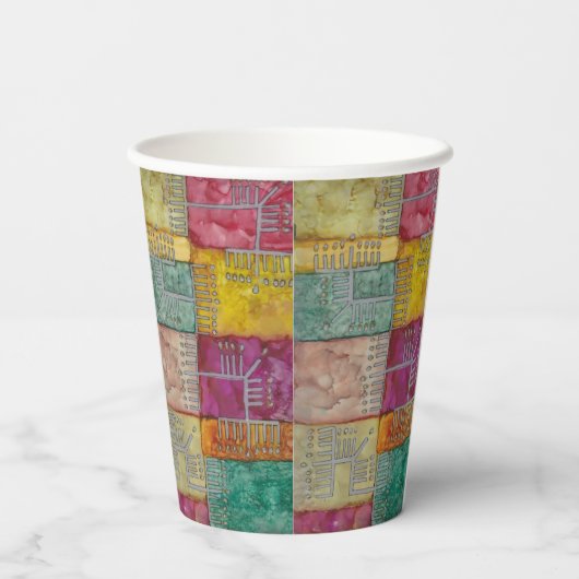 Chanoeka Lots A Latkes 8 oz. Papieren Bekers (Achterkant)