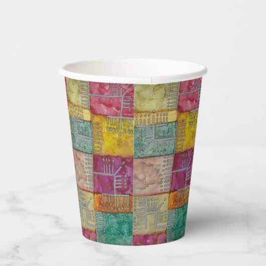 Chanoeka Lots A Latkes 8 oz. Papieren Bekers (Rechts)