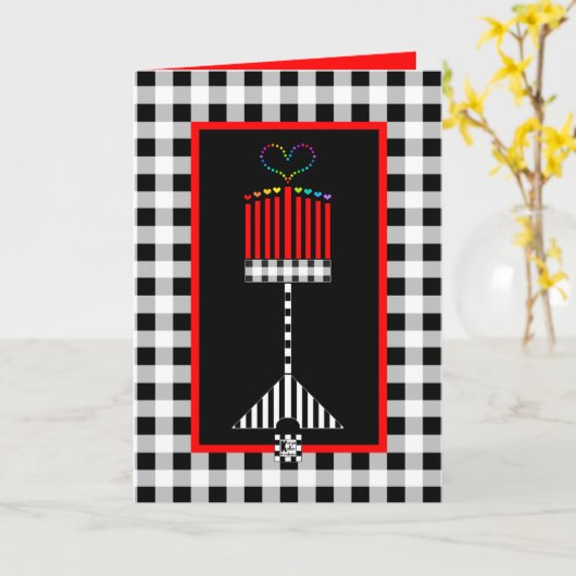 Chanoeka Love Kaart (Gele Bloem)