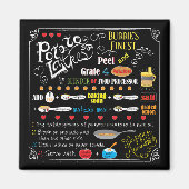 Chanoeka Magnet Square Latke Recept (Voorkant)