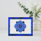 Chanoeka Mandela Feestdagenkaart (Staand voorkant)