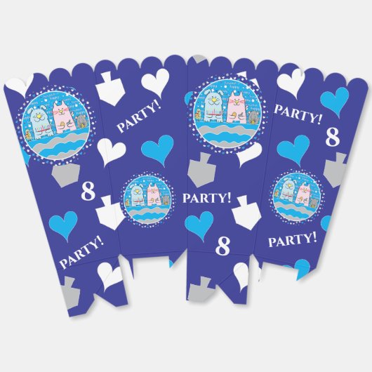 Chanoeka Muis en Vrienden Favoriete Dozen Bedankdoosjes (Ongevouwen)