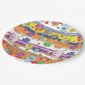 Chanoeka Muis N Vrienden Papieren Bordje (Gekanteld)