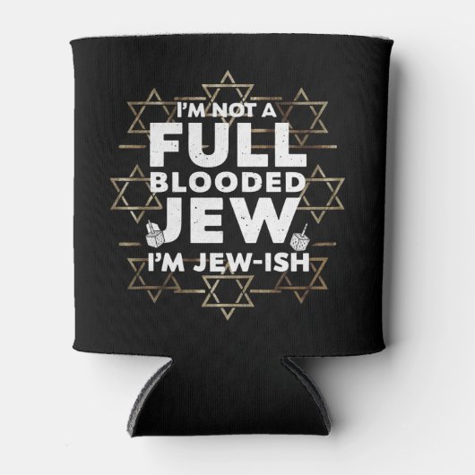 Chanoeka niet vol bloed Joodse Chanoeka Blikjeskoeler (Voorkant)