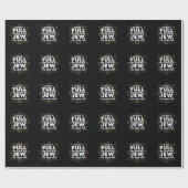 Chanoeka niet vol bloed Joodse Chanoeka Cadeaupapier (Vlak)