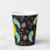 Chanoeka Paisley 8 oz. Papieren Bekers (Links)