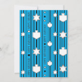 Chanoeka Party Fun Kaart (Achterkant)