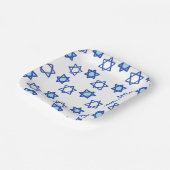 Chanoeka Party Star van David Blue Papieren Bordje (Gebogen)