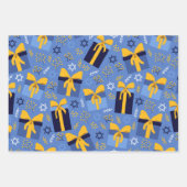 Chanoeka Patroon Gift Wrapping Papier Inpakpapier Vel (Voorkant 3)