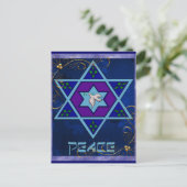 Chanoeka Peace Art Feestdagenkaart (Staand voorkant)