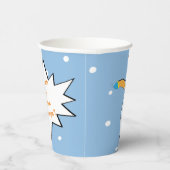 Chanoeka Penguin 8 oz. Papieren Bekers (Rechts)