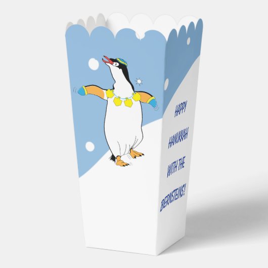 Chanoeka Pinguïns Favoriete Dozen Bedankdoosjes (Voorkant)