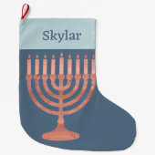 Chanoeka Rustieke Menorah Schattigee Kinder Chrism Grote Kerstsok (Voorkant)