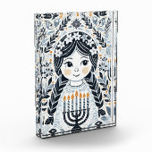 Chanoeka Sameach Radiance Photo Block: Behoud Fotoblokken (Links)