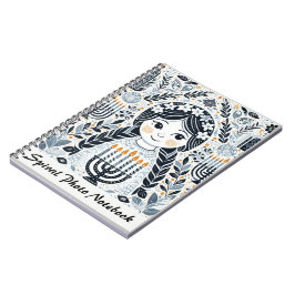 Chanoeka Sameach Radiance Spiral Foto Notitieboek