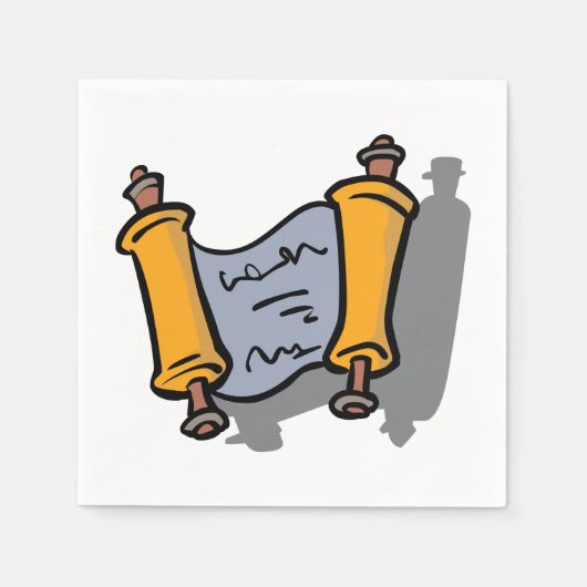 Chanoeka Scroll Papieren servetten (Voorkant)