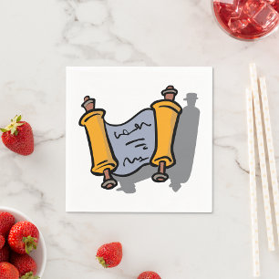 Chanoeka Scroll Papieren servetten