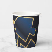 Chanoeka spel op Dreidels 8 oz. Papieren Bekers (Achterkant)