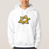 Chanoeka Star Mannen Hoodie (Voorkant)