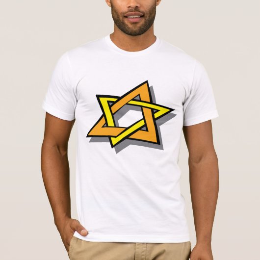 Chanoeka Star Mannen T-shirt (Voorkant)