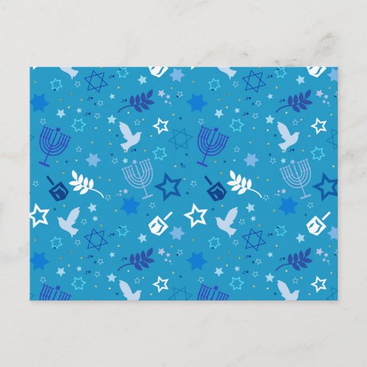 Chanoeka Stars Briefkaart (Voorkant)