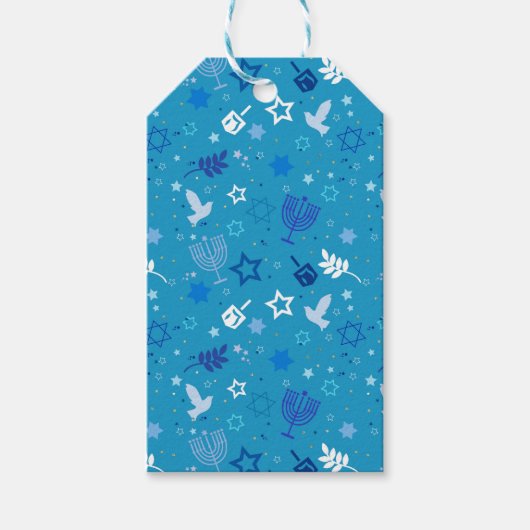 Chanoeka Stars Cadeau Labels Cadeaulabel (Voorkant)