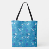 Chanoeka Stars Canvas tas (Achterkant)