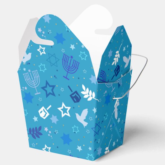 Chanoeka Stars Favor Box Bedankdoosjes (Geopend)