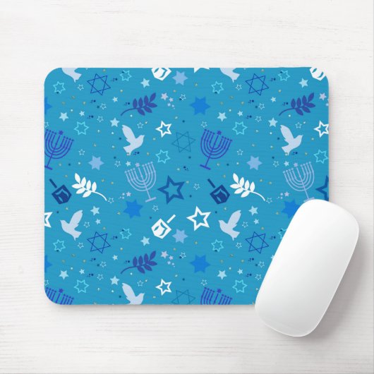 Chanoeka Stars Mousepad Muismat (Met muis)