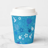 Chanoeka Stars Papieren bekers (Links)