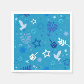 Chanoeka Stars Papieren servetten (Voorkant)