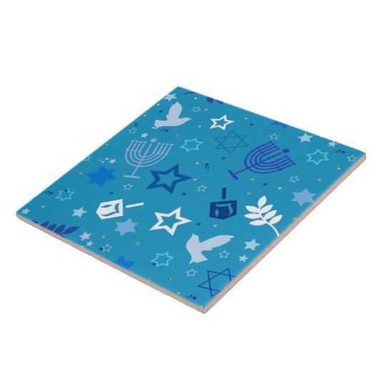 Chanoeka Stars Tegel Tegeltje (Zijkant)