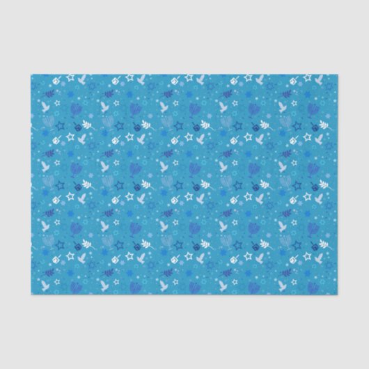 Chanoeka Stars Tissue Paper Tissuepapier (Voorkant)