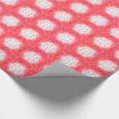 Chanoeka Ster en Sneeuwvlokken Rood Cadeaupapier (Hoek)