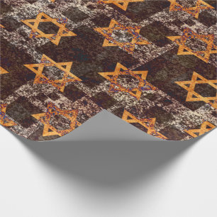 Chanoeka ster van David Wrapping Paper Cadeaupapier