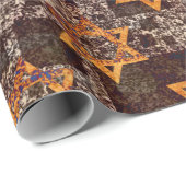 Chanoeka ster van David Wrapping Paper Cadeaupapier (Rol Hoek)